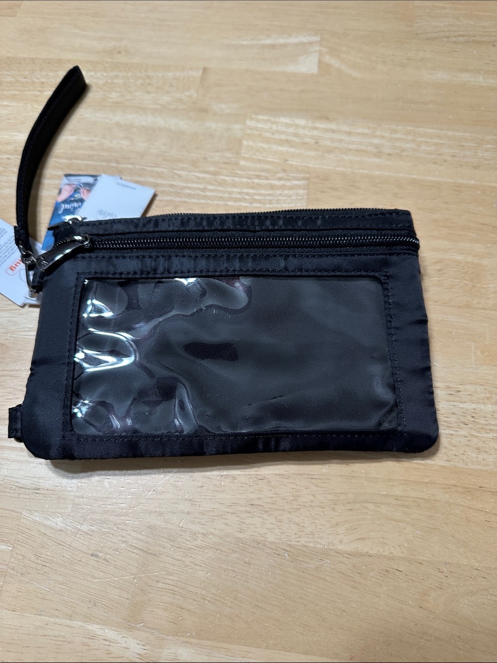 lug Black Quilted Peekaboo Wristlet Pouch - Picture 5 of 10
